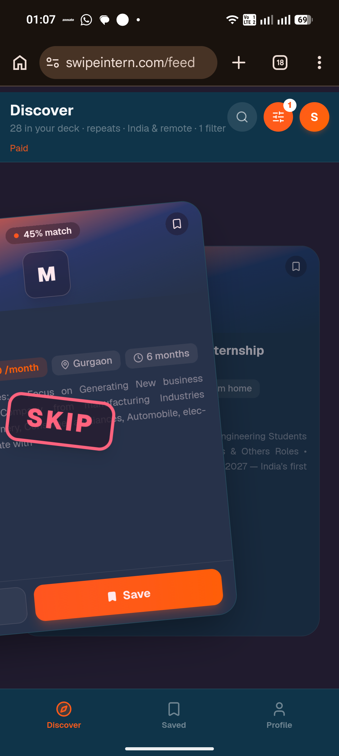 Swipe Intern gallery image