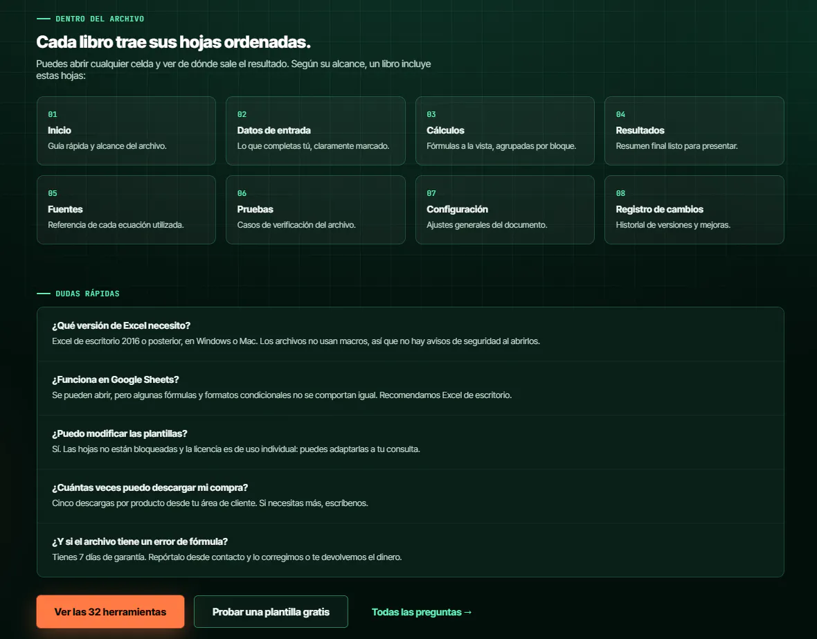 NUTRIMETRÍA --- Herramientas de excel gallery image