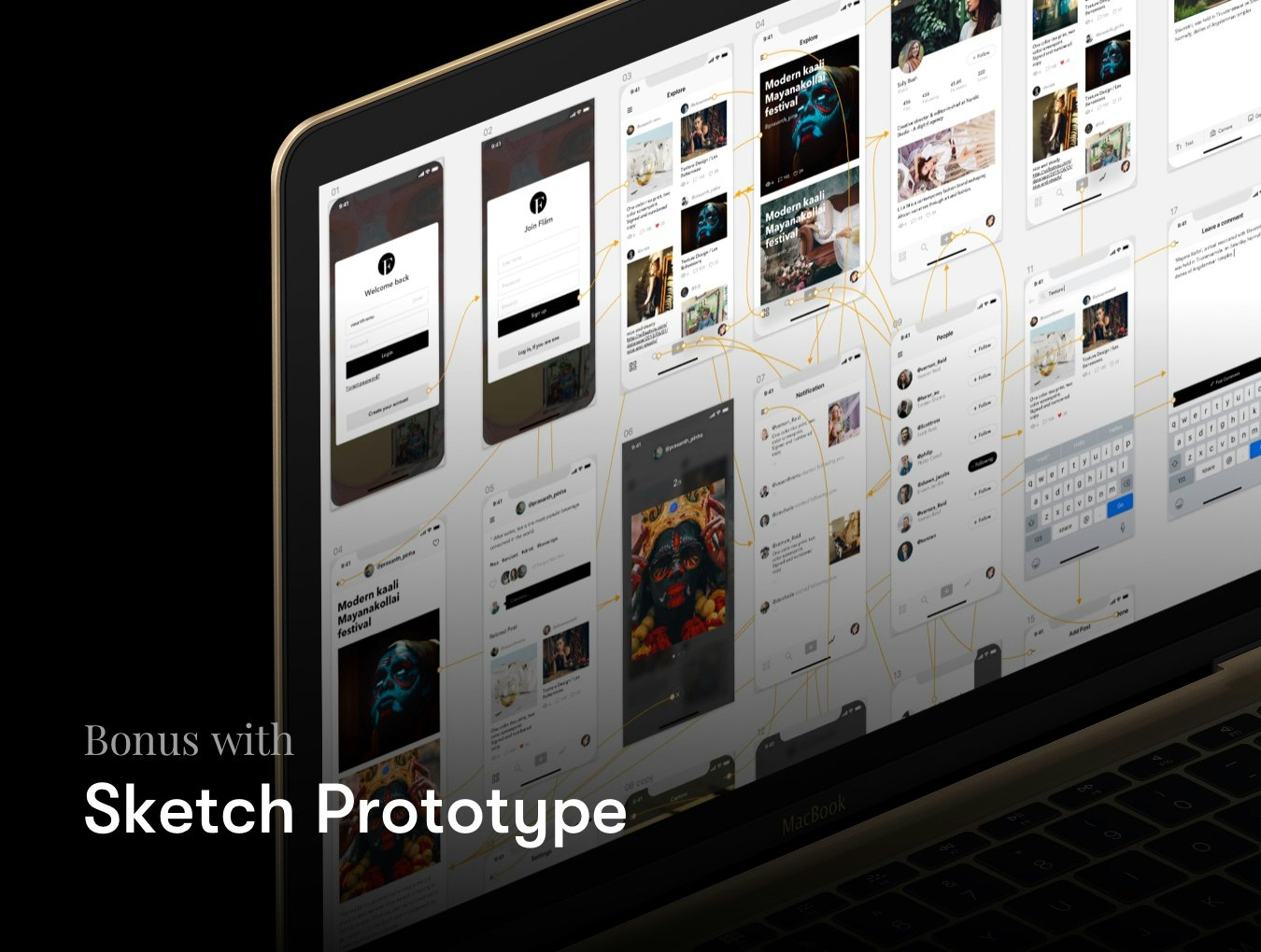 Flam iOS UI Kit gallery image