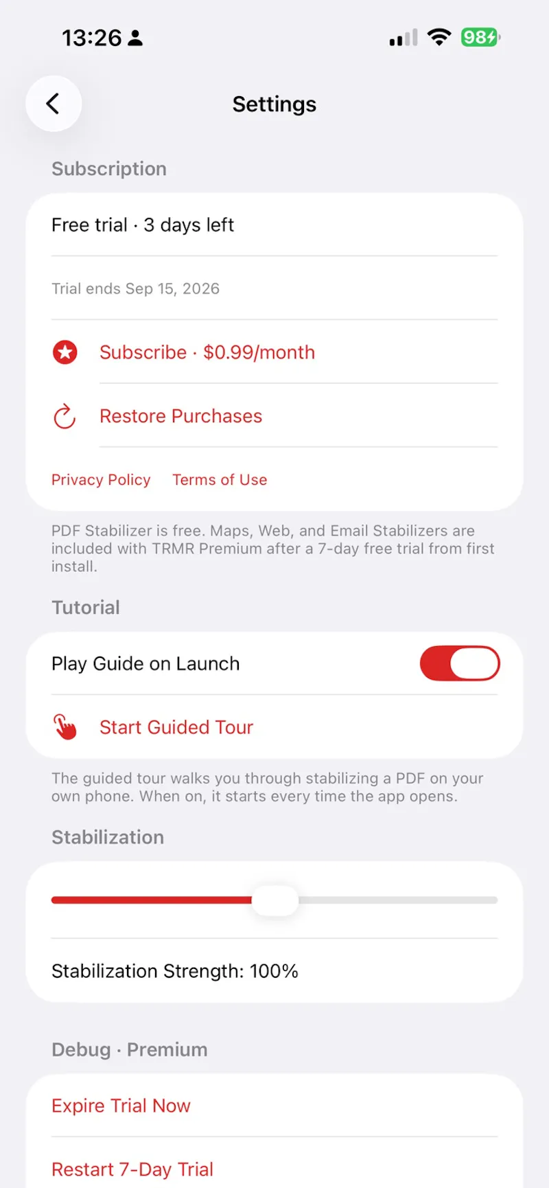 TRMR AI screenshot 4