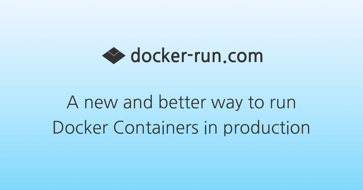 Docker Run gallery image