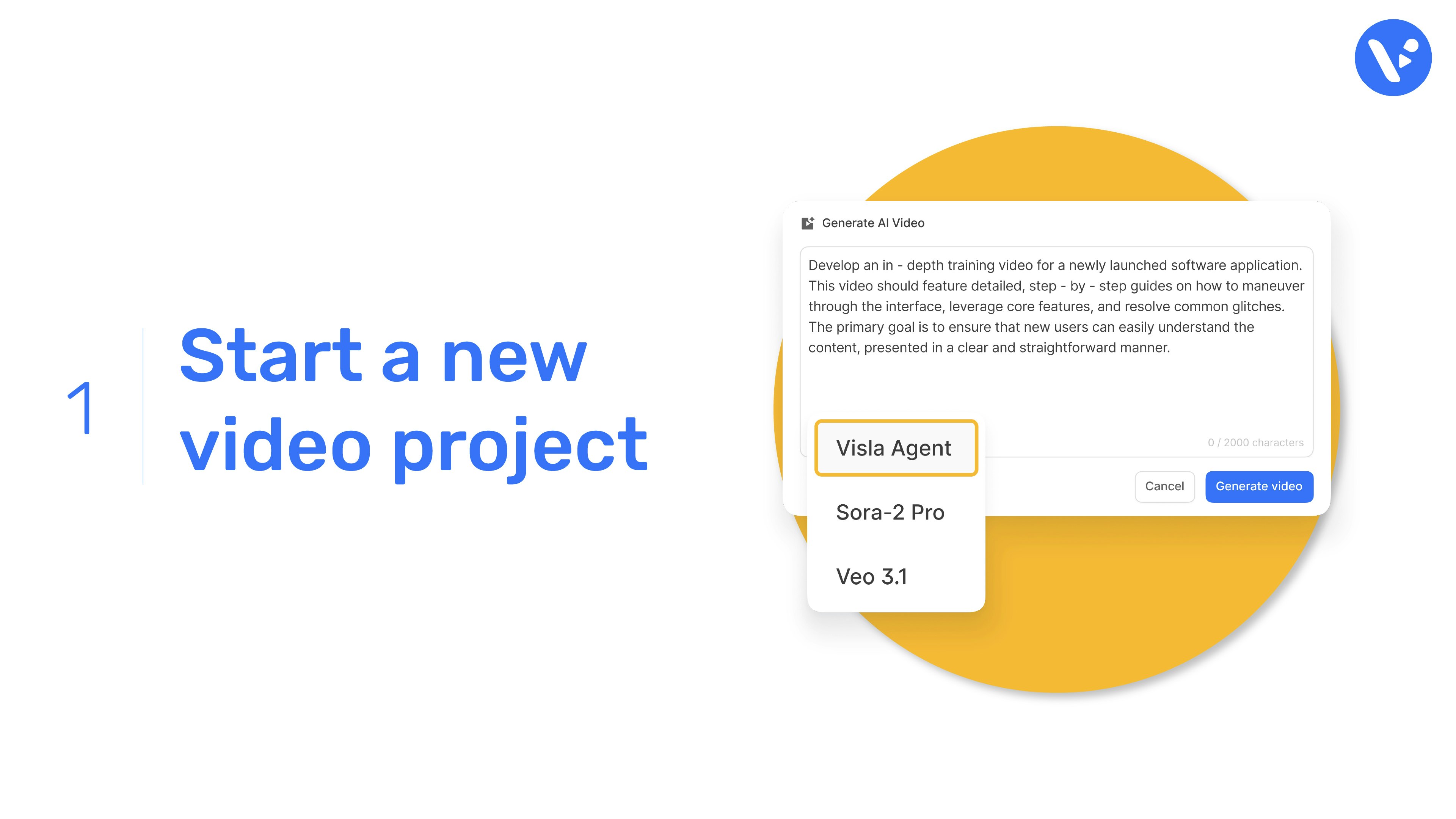 Visla AI Director Mode - Screenshot 2 showing product features and functionality