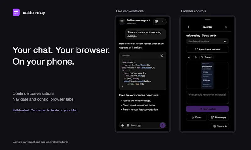 aside-relay screenshot 2