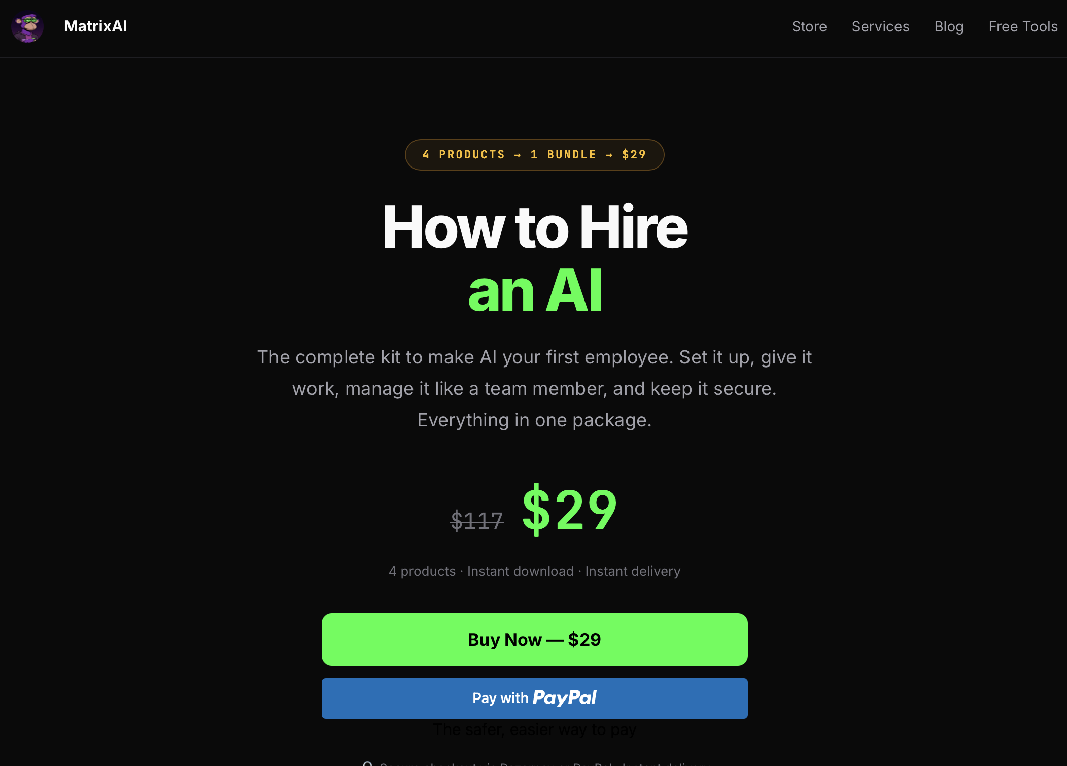 Matrix — How to Hire an AI gallery image