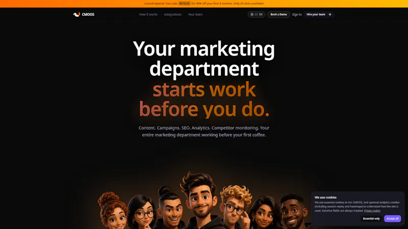 CMOOS — Your Marketing Department screenshot 1