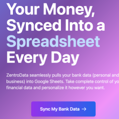 ZentroData: Your bank. Your Sheet. Done.
