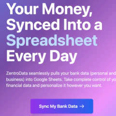 ZentroData: Your bank. Your Sheet. Done.