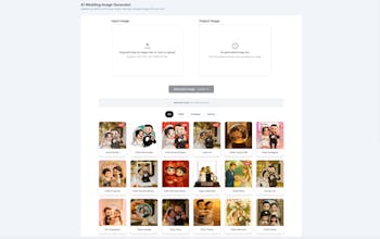 AI Wedding Photo Generator gallery image