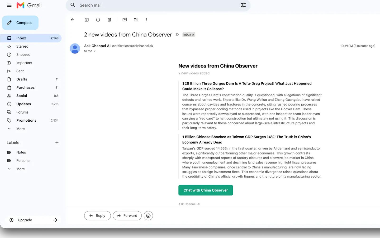 Introducing Ask Channel AI screenshot 9