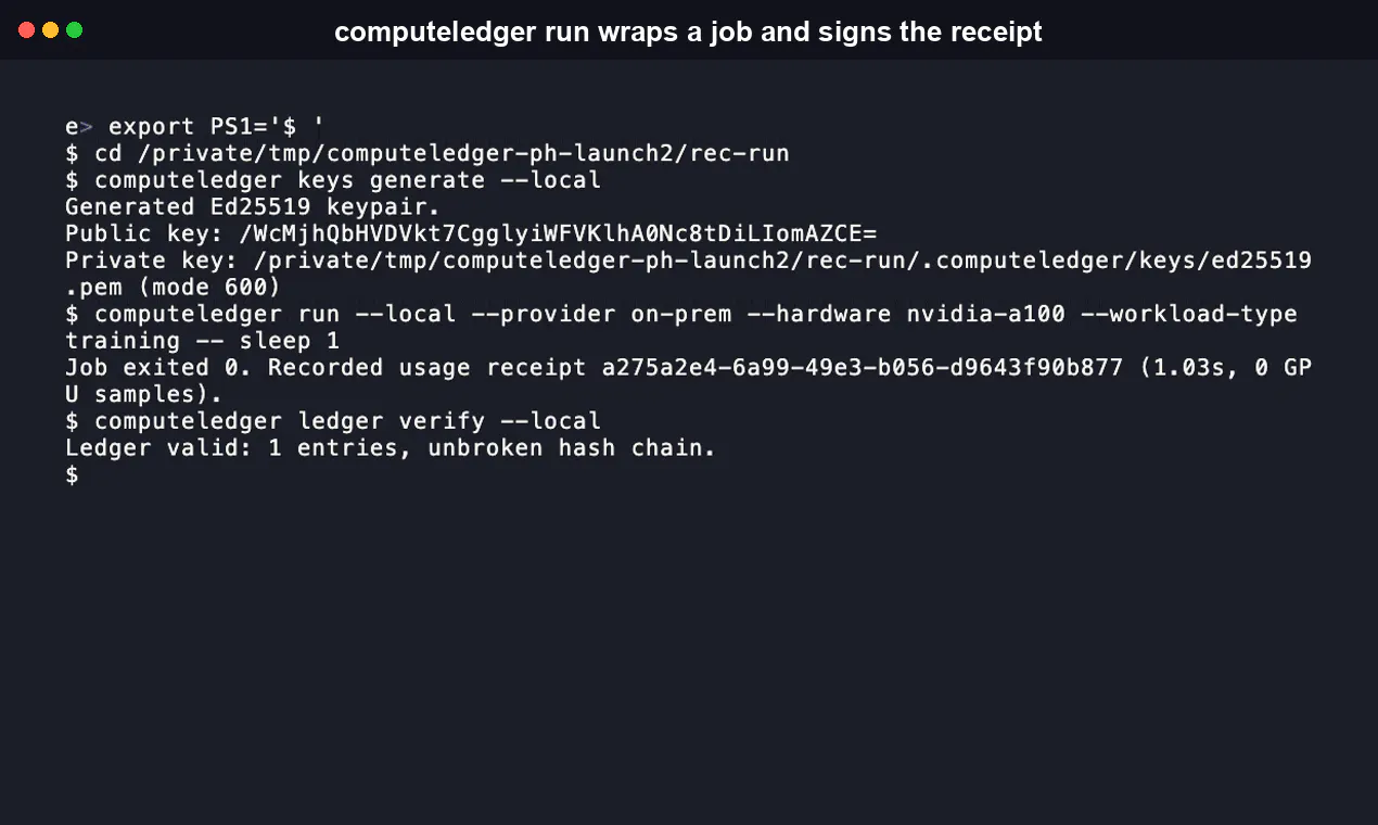 ComputeLedger gallery image
