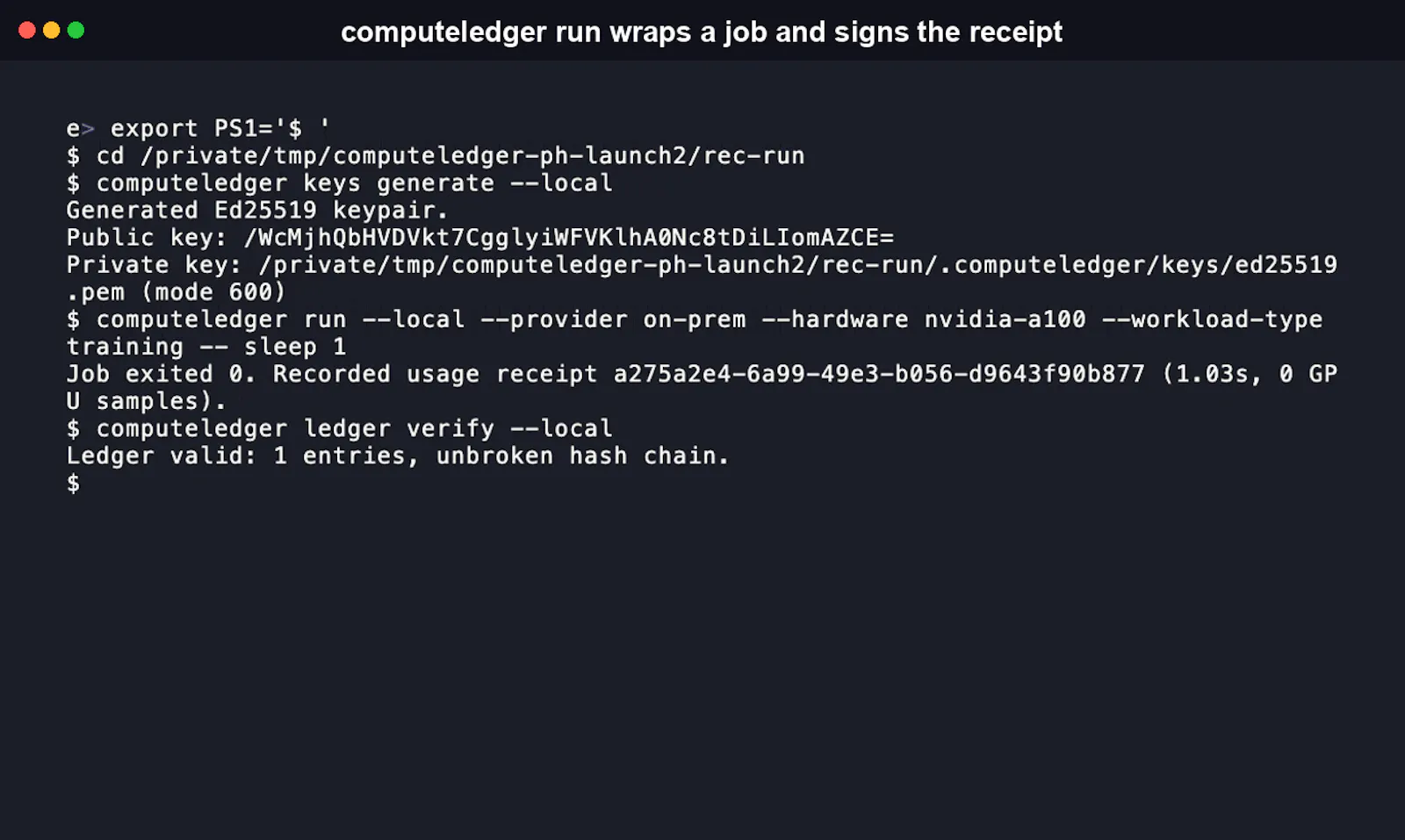 ComputeLedger screenshot 3