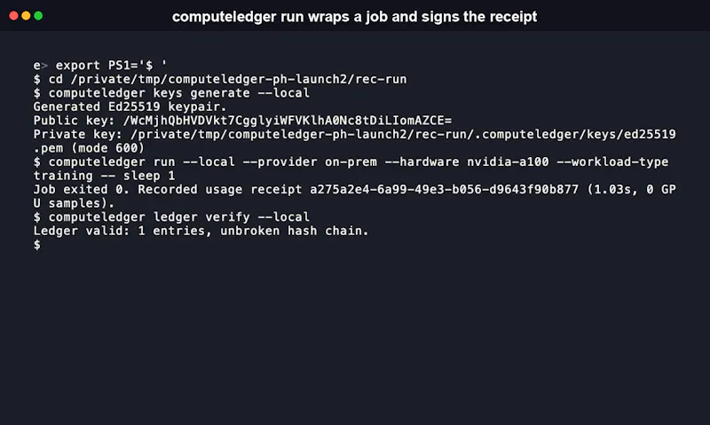 ComputeLedger screenshot 3