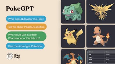 PokeGPT: Your personal Pokedex gallery image