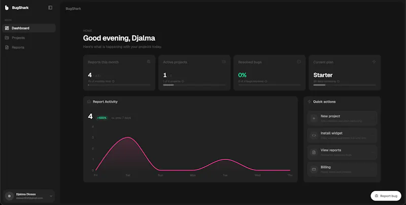 BugShark screenshot 2