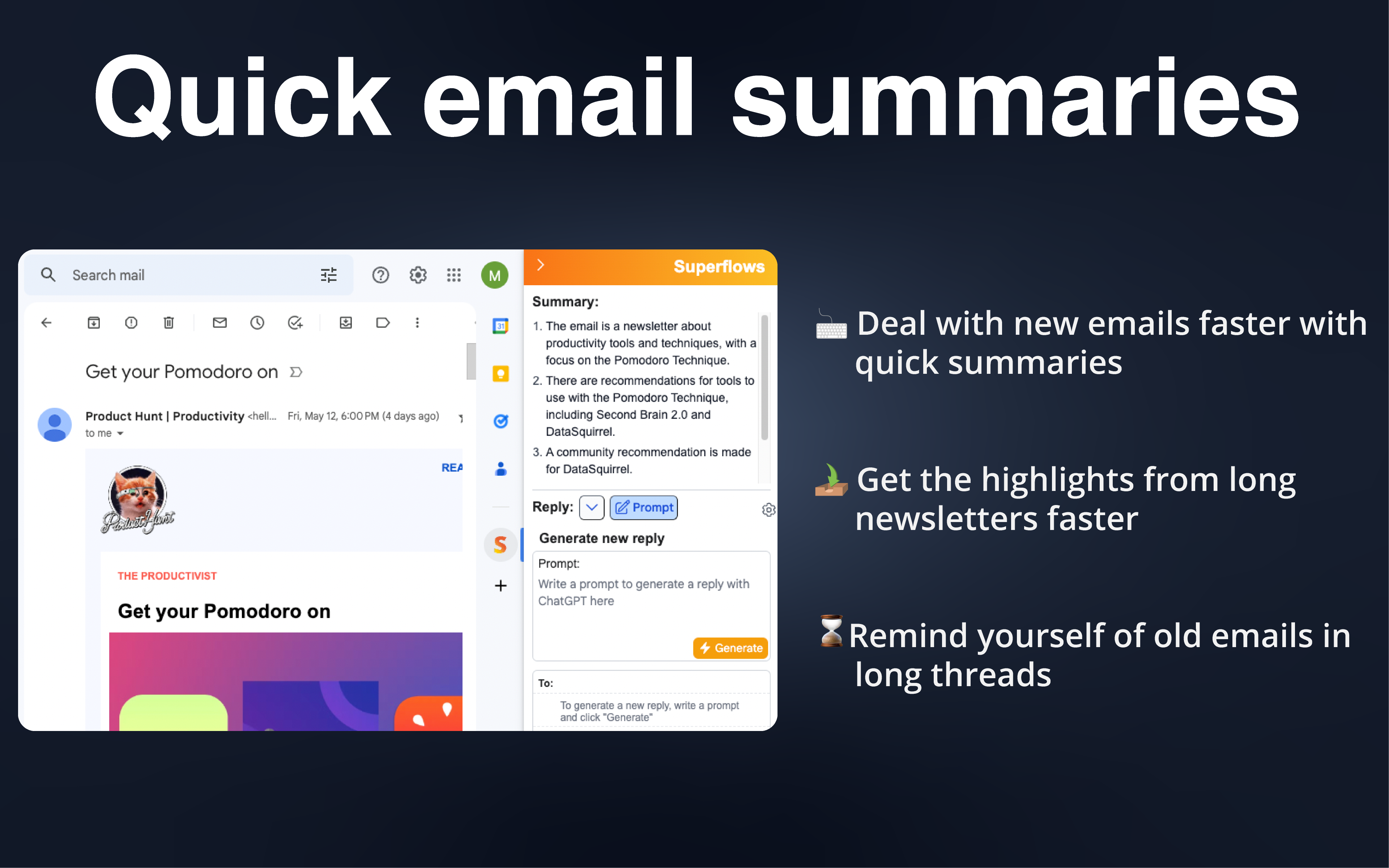 ПРИМЕР - Помощник ИИ по электронной почте - попасть в inbox Zero быстрее медиа 4
