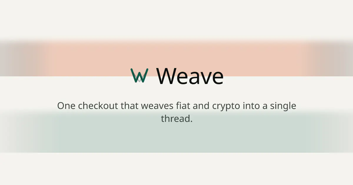 Weave gallery image