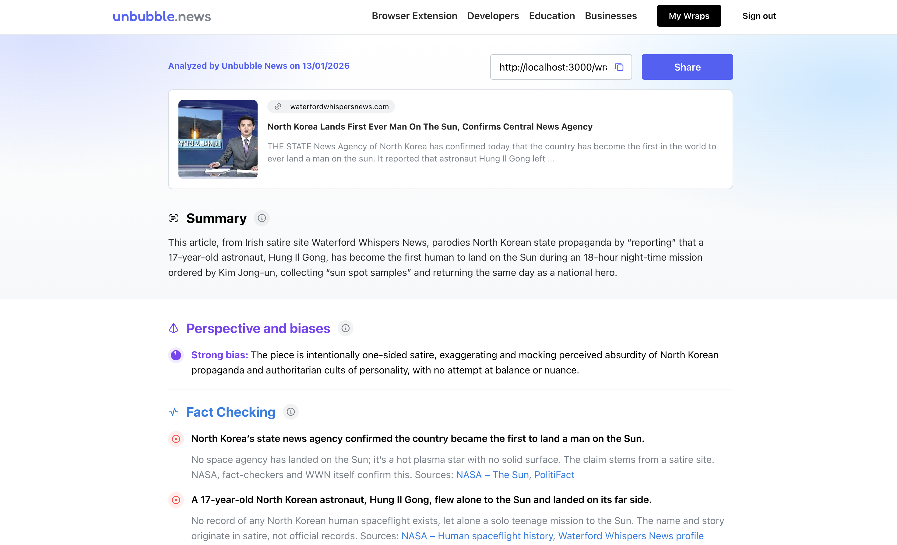 Unbubble News gallery image