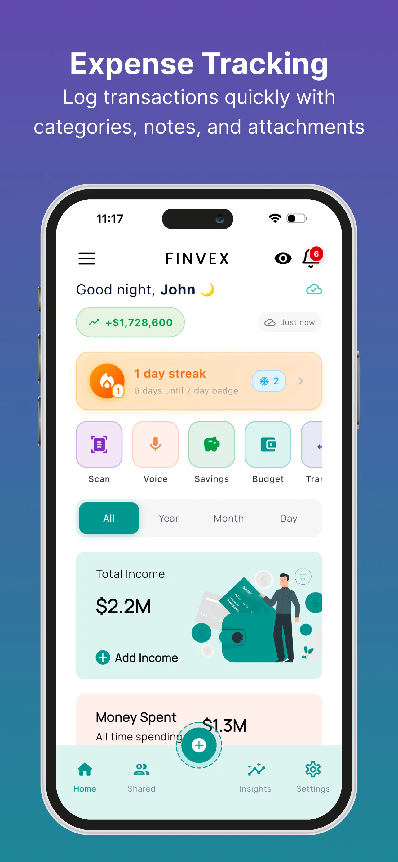 Finvex: All-in-One 제품 배너
