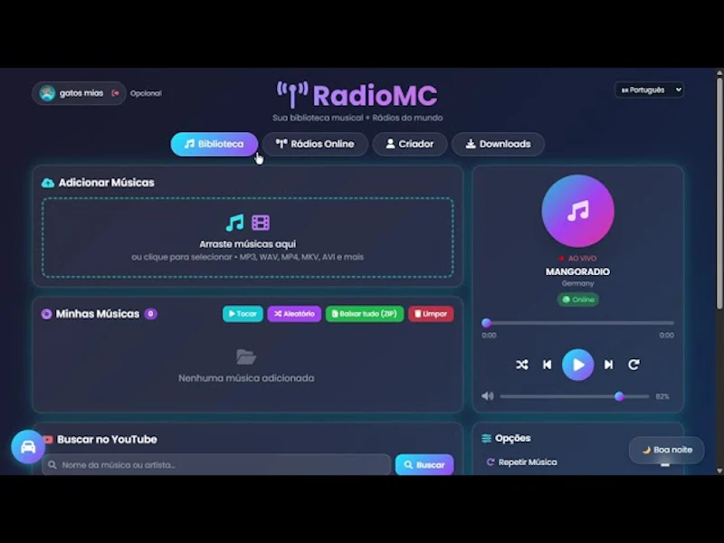 RadioMC screenshot 1 (video preview)