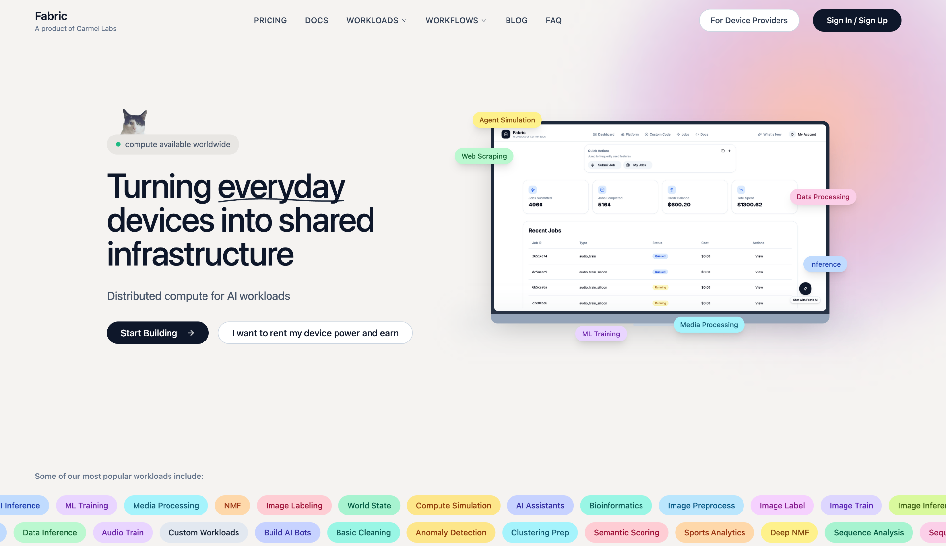 Fabric by Carmel Labs screenshot