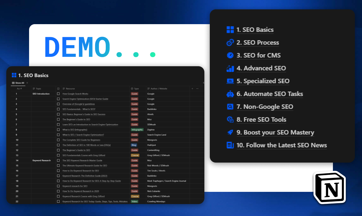وسائط 10 قوائم مراجعة SEO مجانية وموارد كبار المسئولين الاقتصاديين - يستحق: 5000 دولار - قالب الموارد والفكرة الحصرية! 2