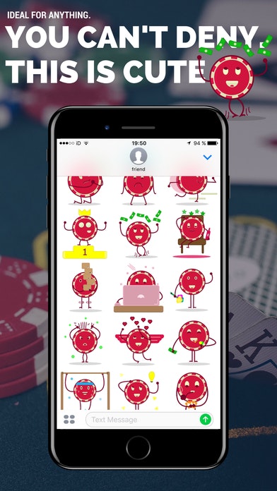 Moody Poker Coins Sticker Pack gallery image