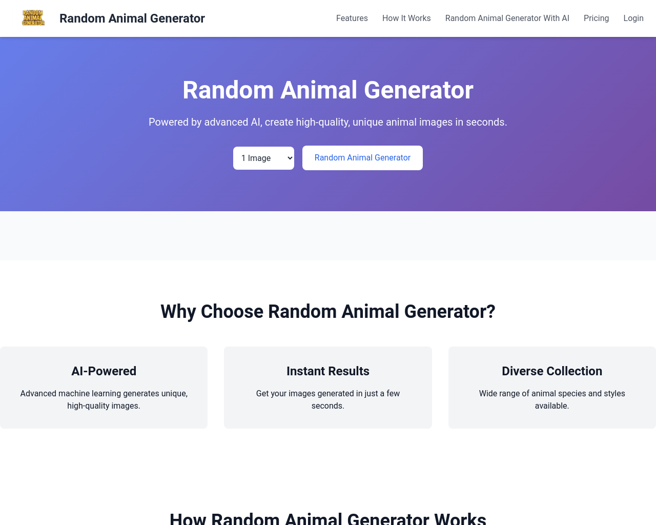 Random Animal Generator gallery image