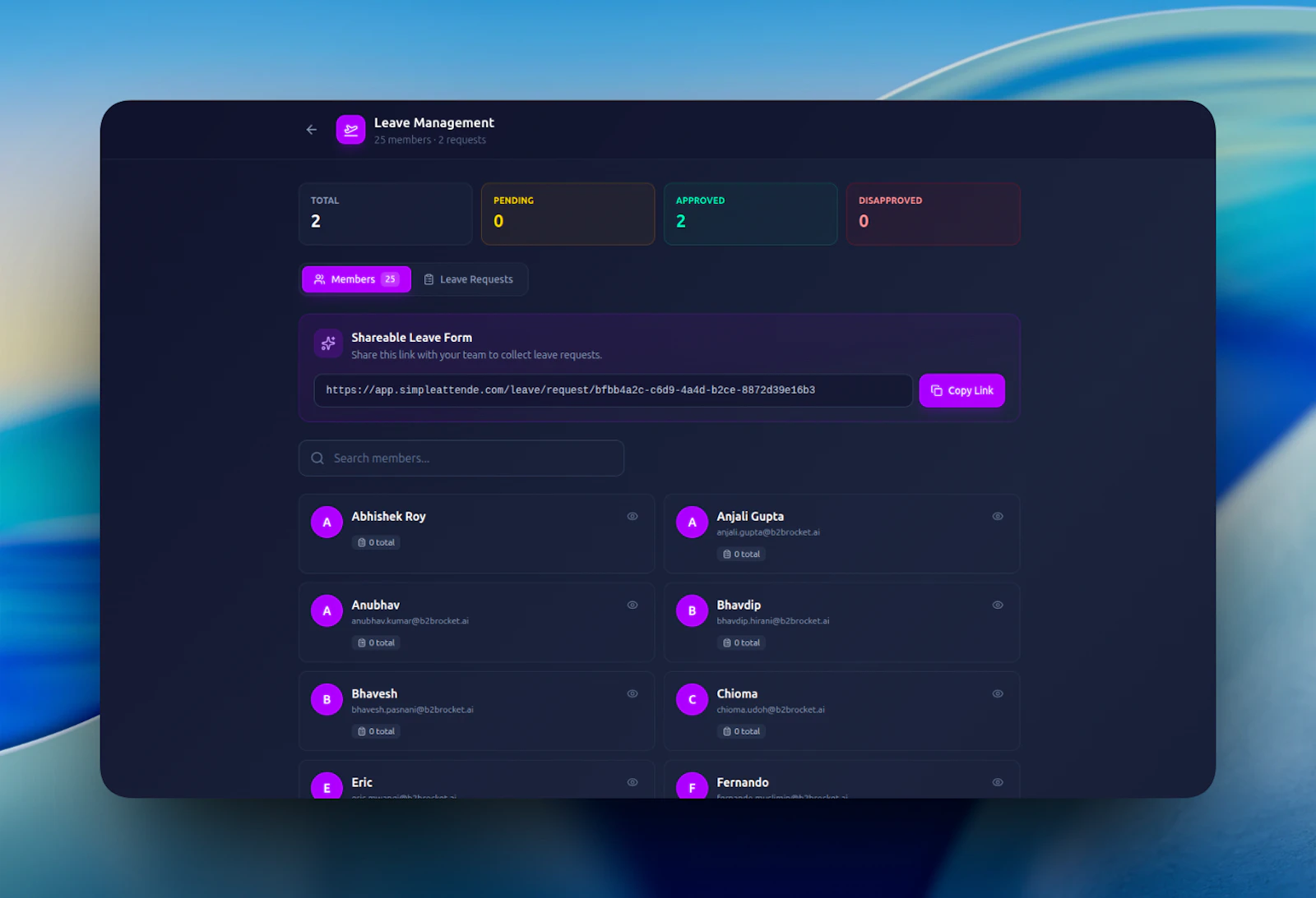 Simple Attende screenshot 4