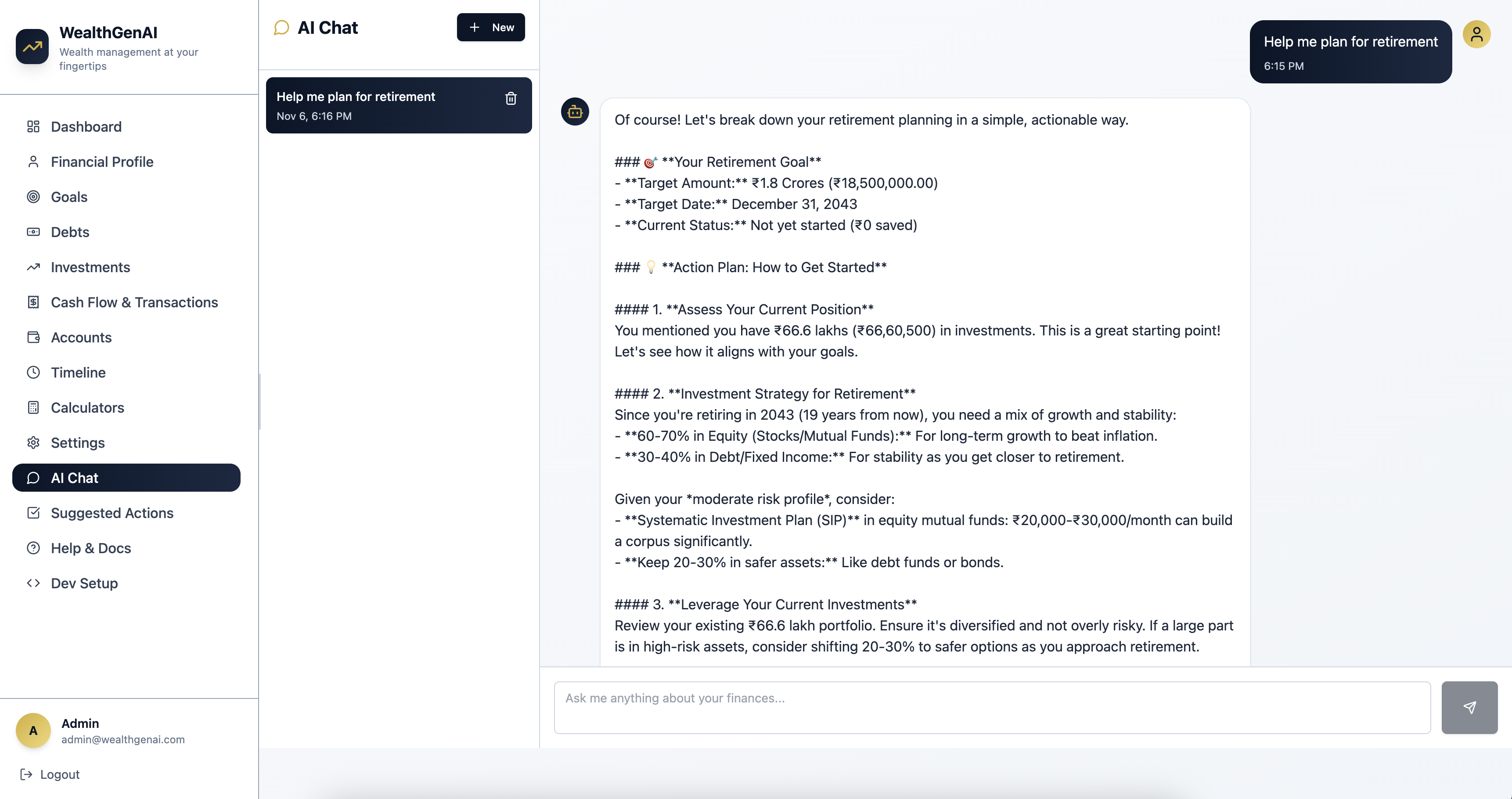 WealthGenAI gallery image