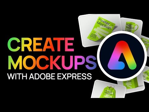 Create mockups in Adobe Express gallery image