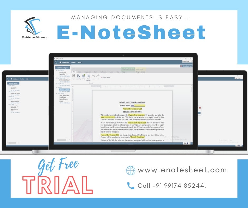 E-Notesheet gallery image