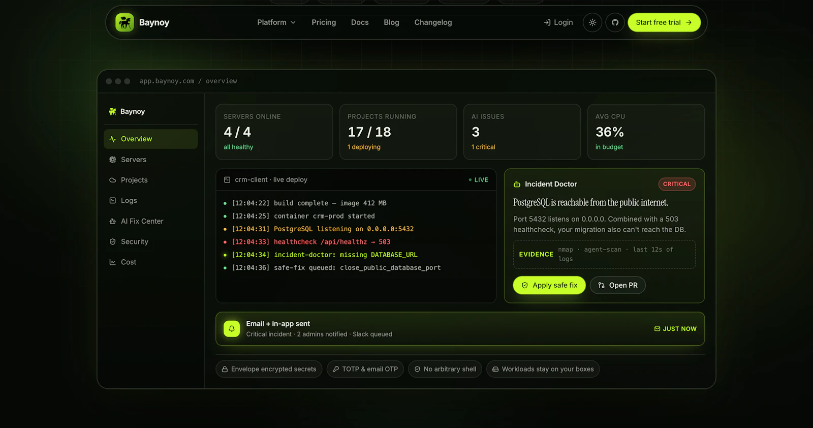 Baynoy screenshot 2