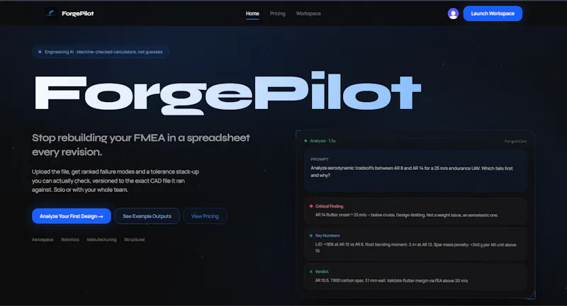 ForgePilot screenshot 1