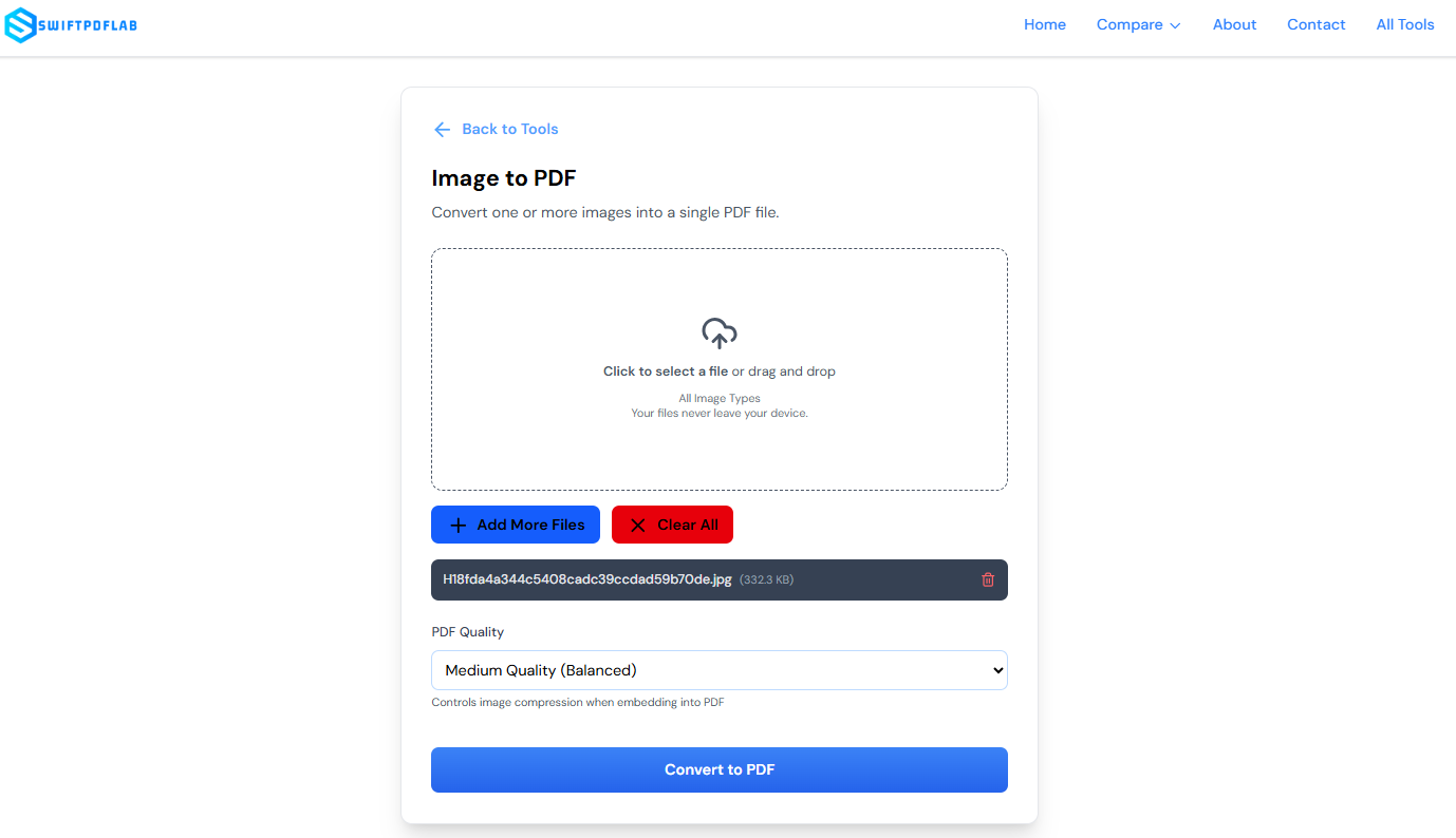 SwiftPDFLab - Screenshot 5 showing product features and functionality