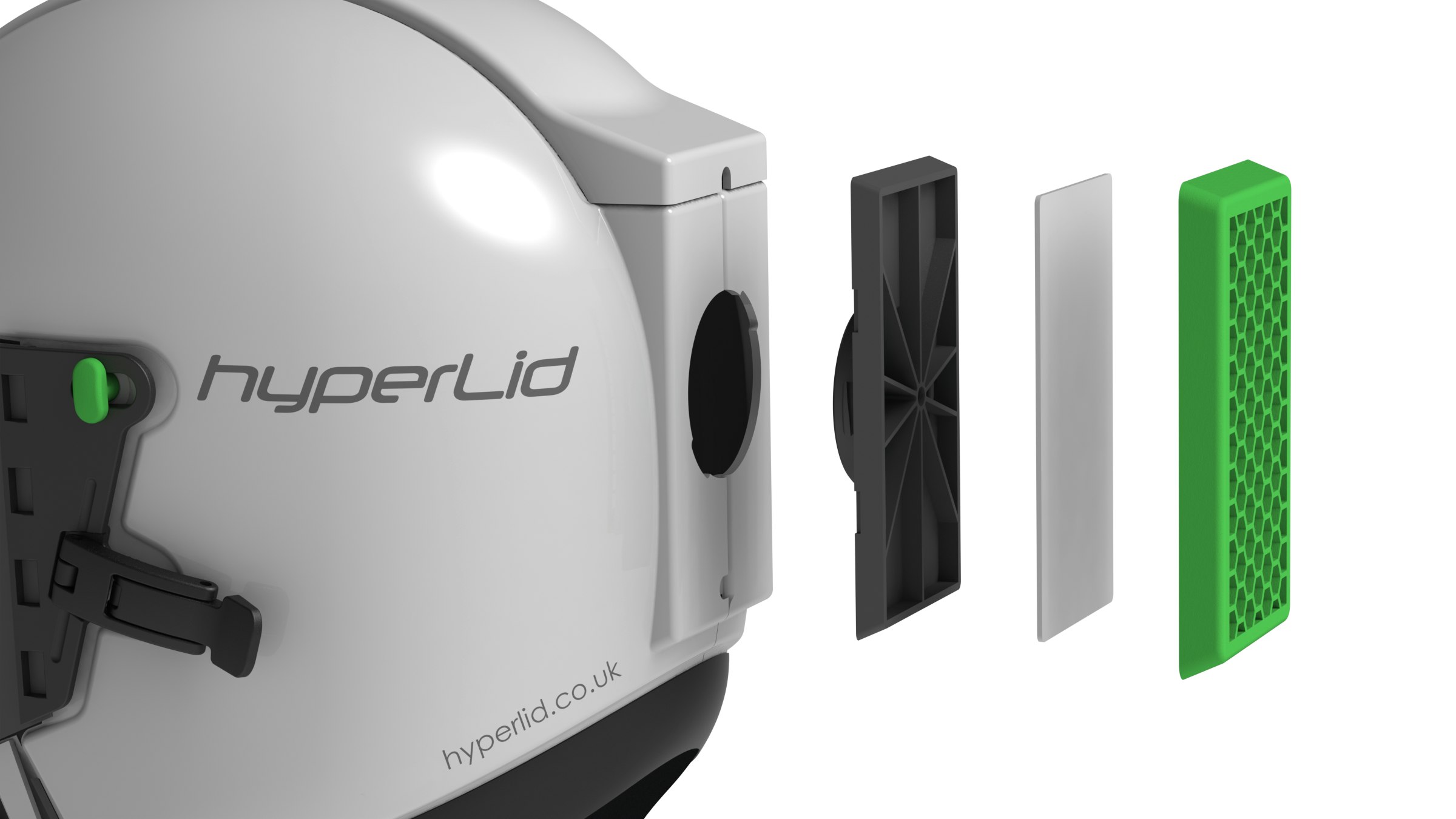 hyperLid: lightest designer PPE helmet gallery image