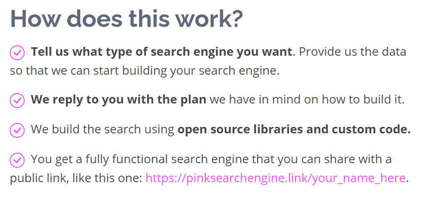 Pink Search Engine gallery image