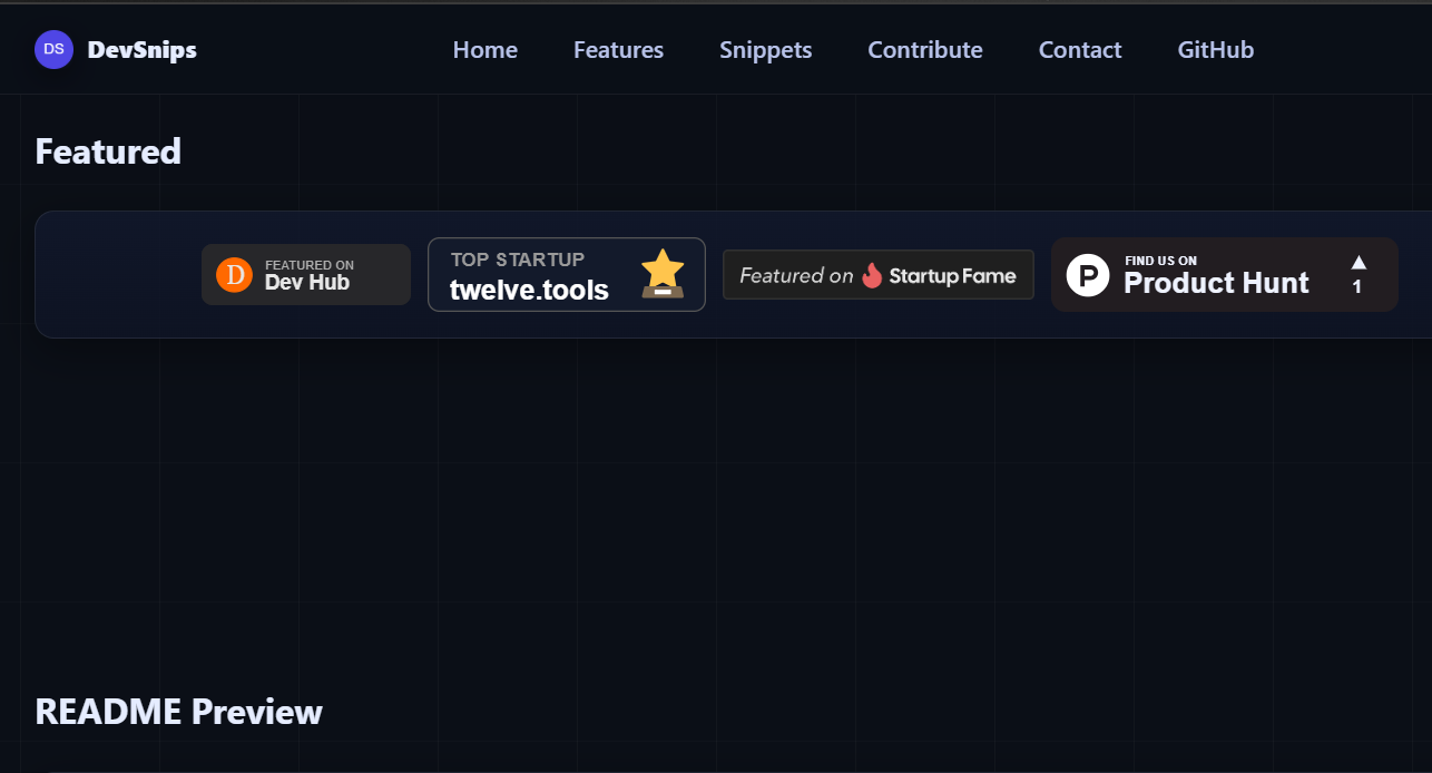Média Devsnips - bibliothèque d'extraits de frontend - Collection des extraits de code R HTML, CSS et JavaScript. 3