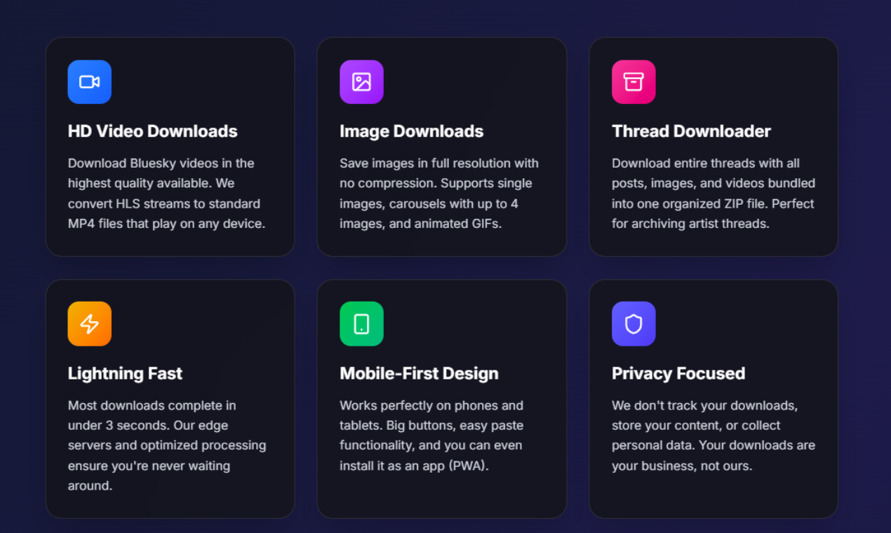 BlueSkySaver - Main product screenshot demonstrating key features and user interface