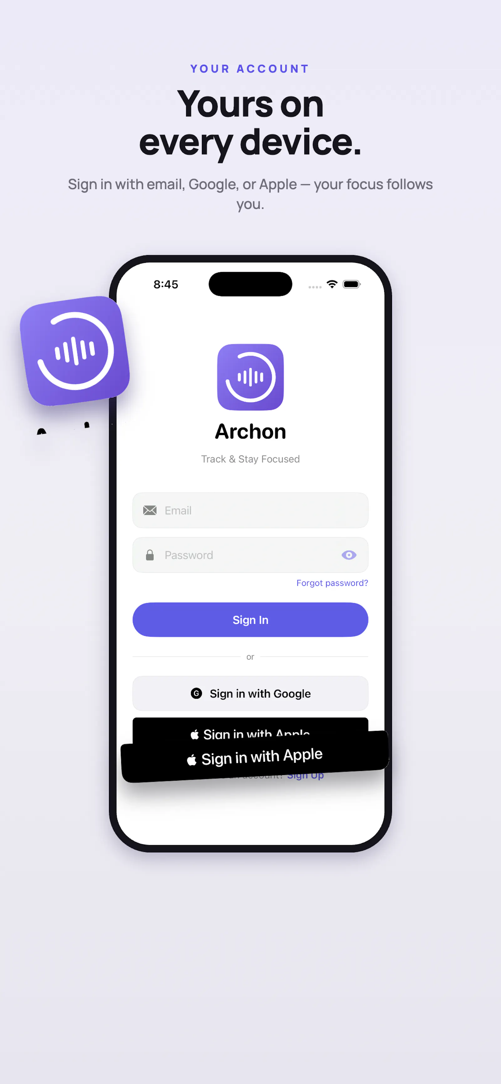 Archon: Track & Stay Focused screenshot 1