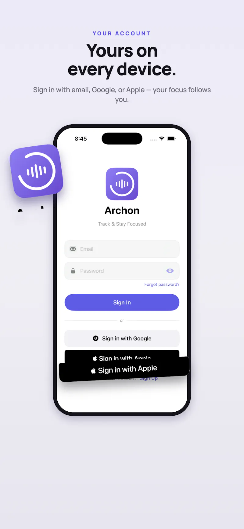 Archon: Track & Stay Focused screenshot 1