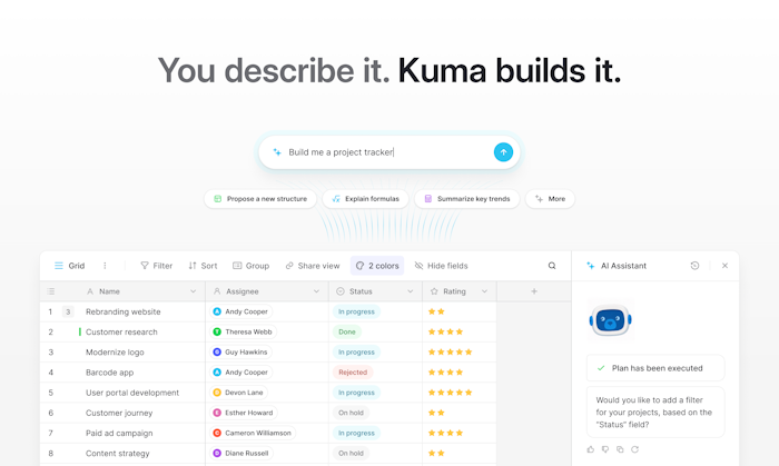 Baserow 2.0产品图