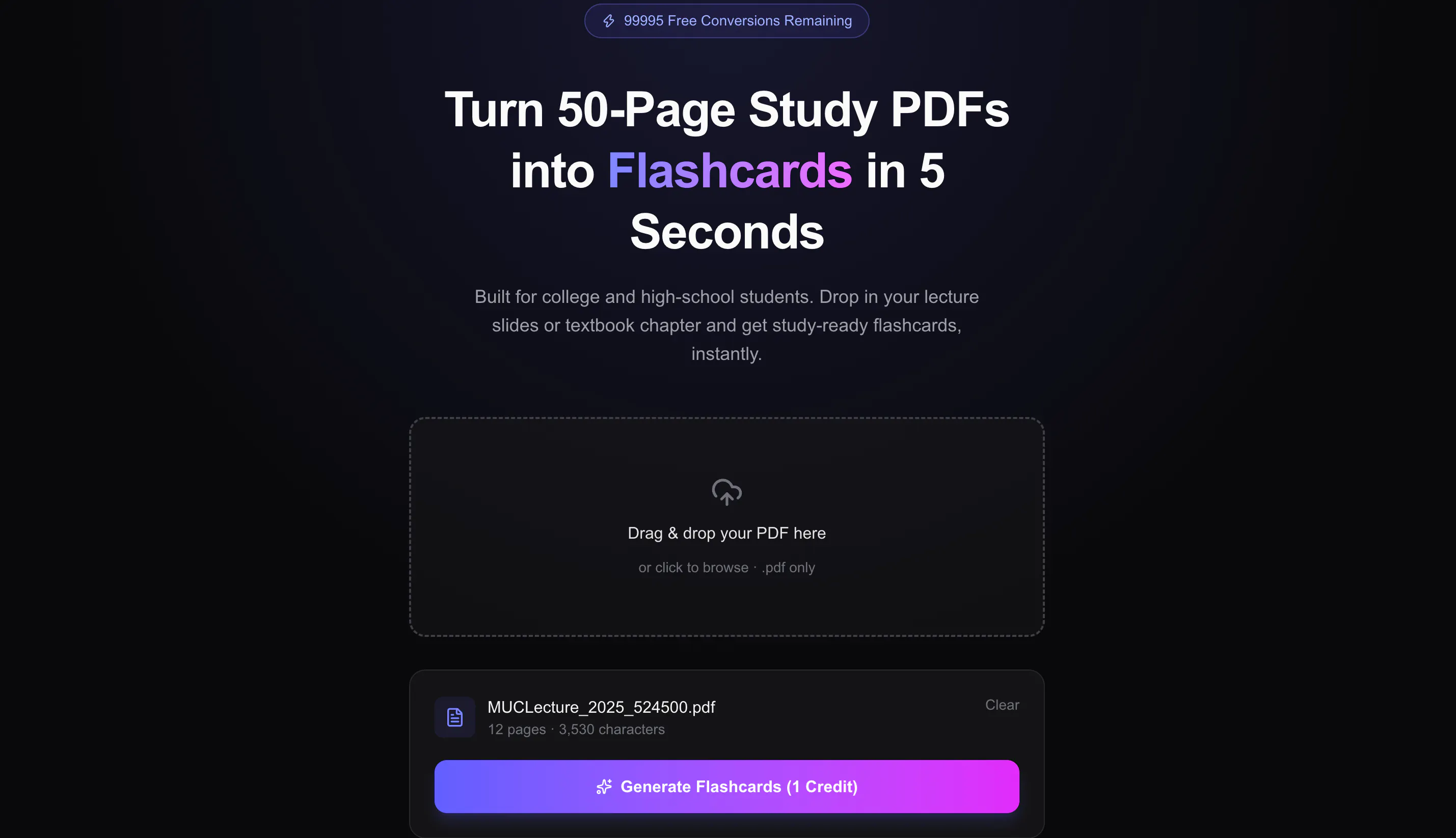 Flashcards AI 截图 2