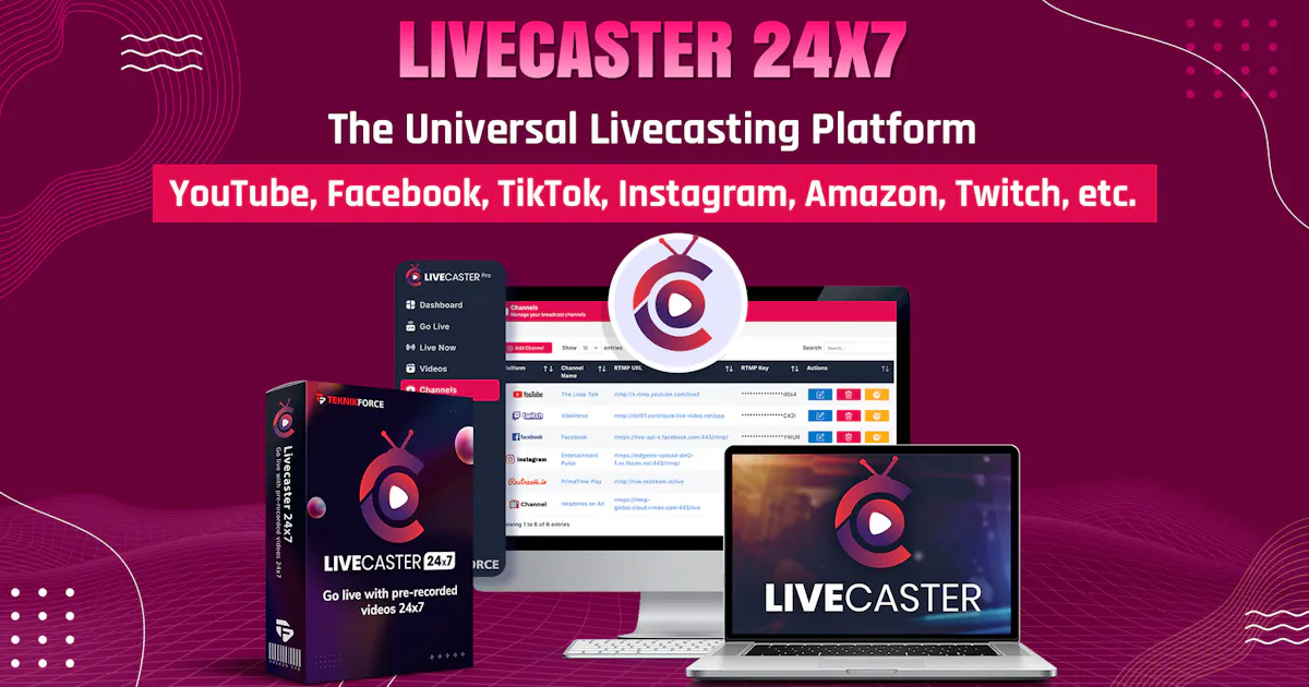 Livecaster 24×7