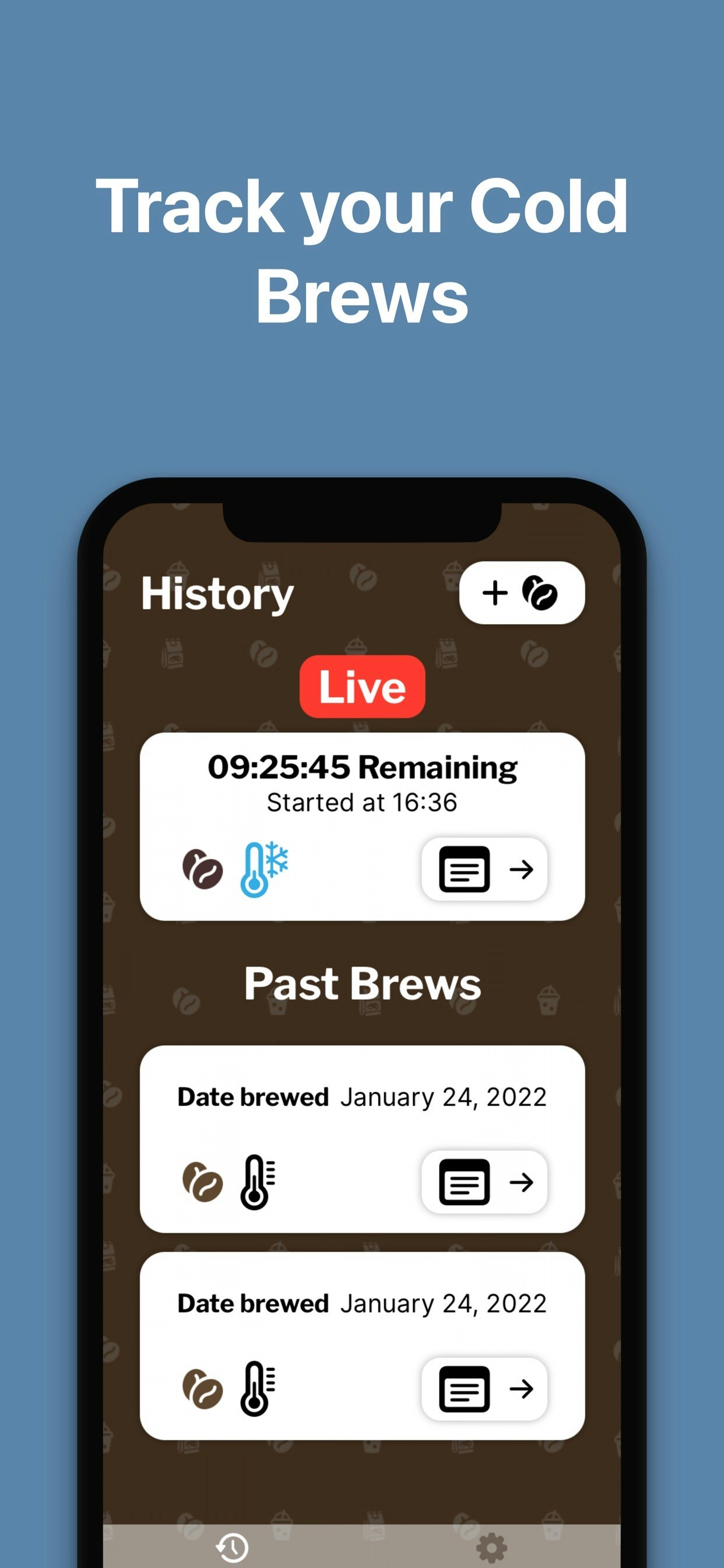 Brewli - Cold Brew Tracker gallery image