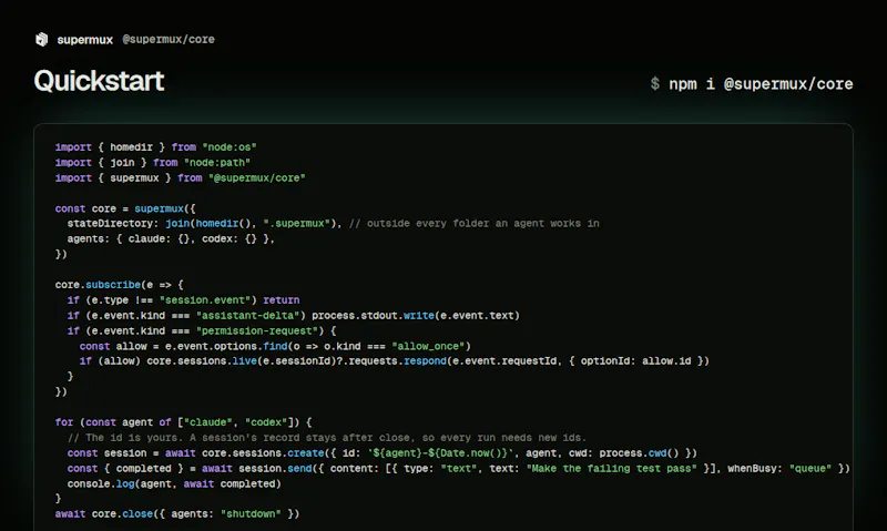 Supermux Core screenshot 5
