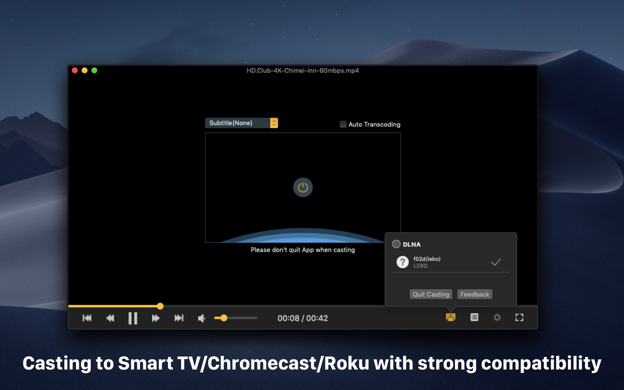 mkv player mac chromecast