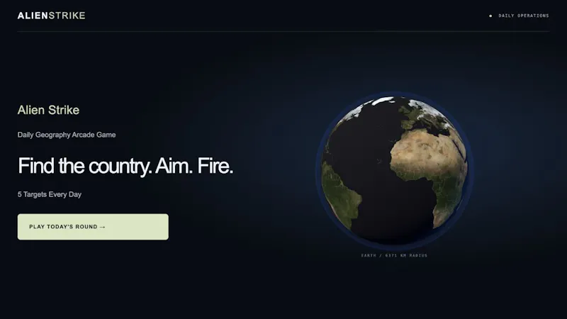 Alien Strike screenshot 1