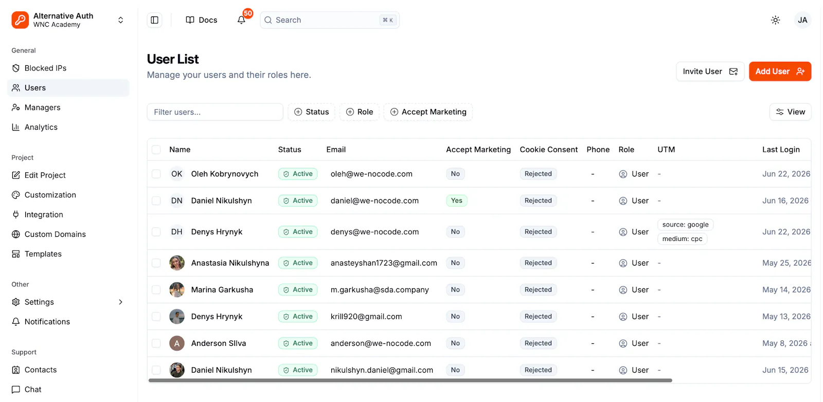 Alternative Auth screenshot 4