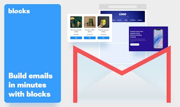 Library of 65 pre-made email templates compatible with any Email Service Provider
