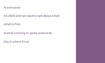 Animal Crossing pen pal club gallery image